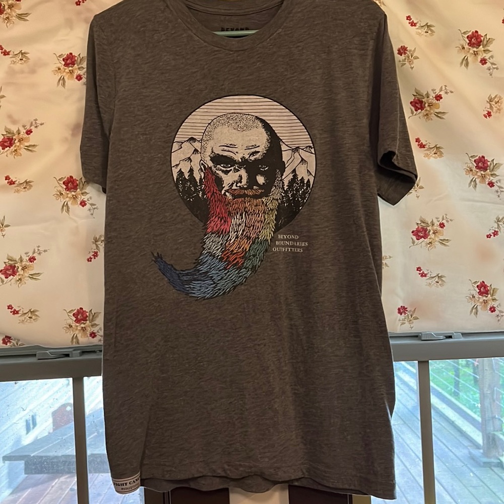 gray beyond boundaries outfitters t-shirt